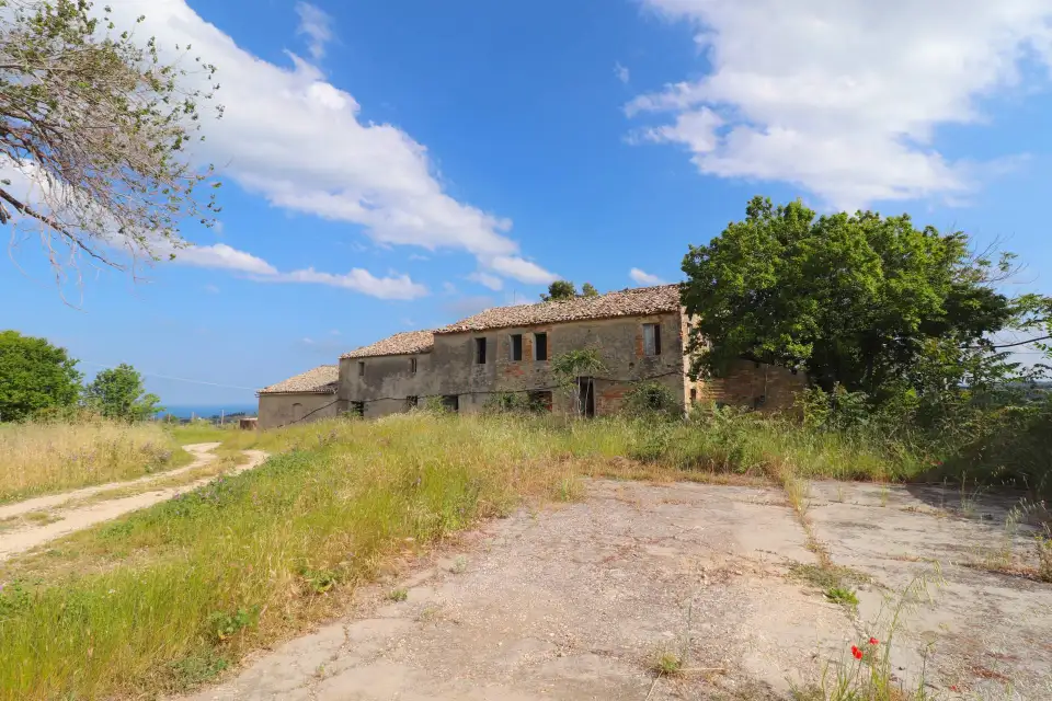 Casolare con 8 ettari e vista mare a Cupra Marittima 2