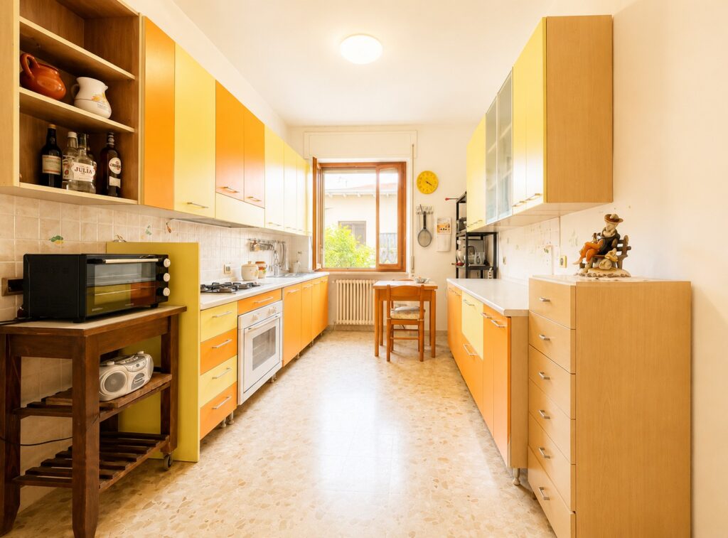 Zona residenziale-San Benedetto del Tronto-quadrilocale-appartamento-due camere matrimoniali-un bagno-corte esterna-soggiorno-cucina abitabile